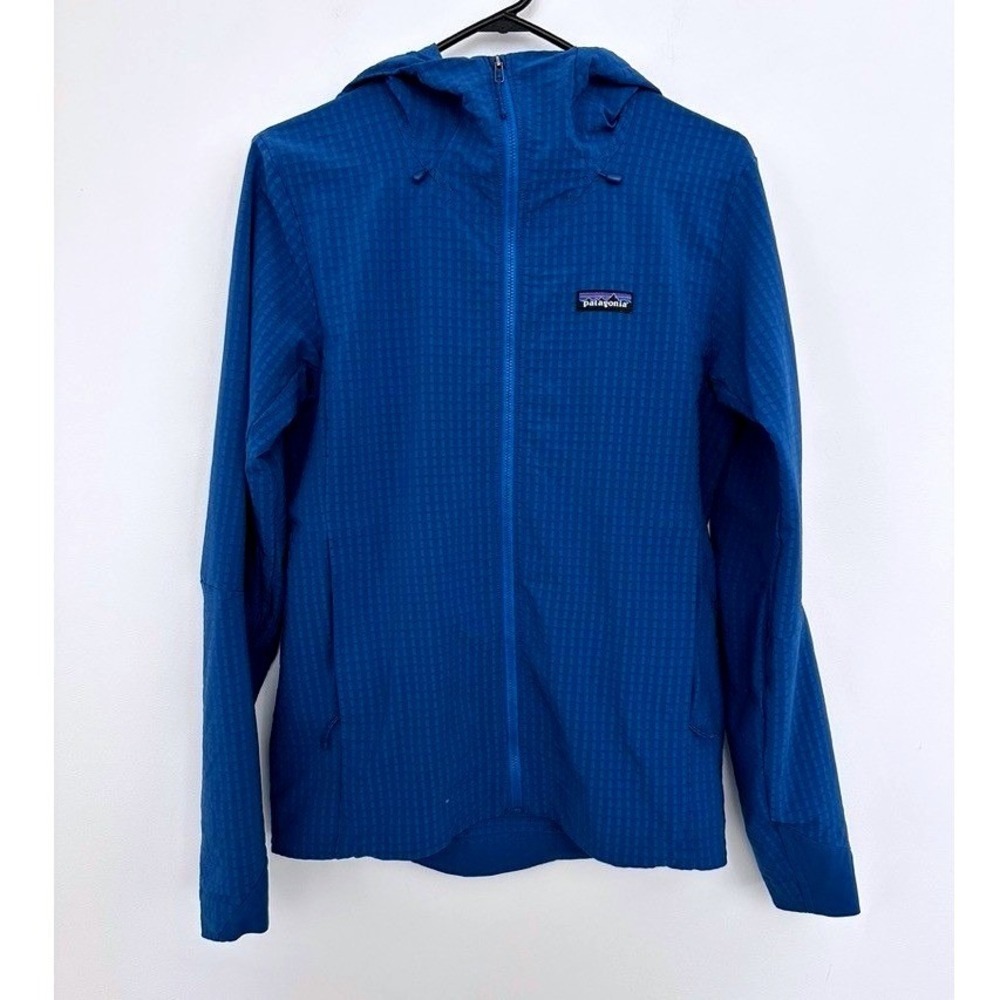 Patagonia R1 TechFace Hoody Mens Small Superior Blue Full Zip Jacket 83576